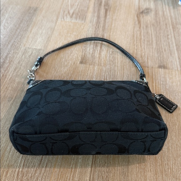 Coach Black Mini Bag Wrislet - Picture 3 of 5